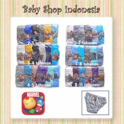 celana dalam anak marvel  large